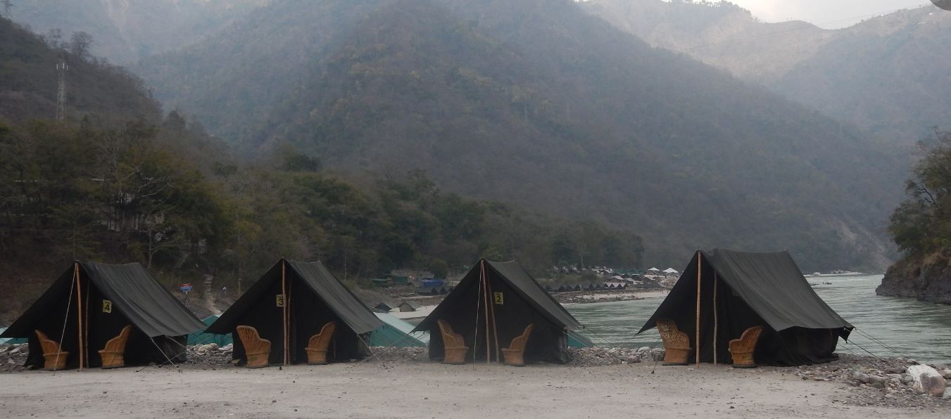 Shivpuri Beach Camp- River Rafting, Camping in Rishikesh Uttarakhand